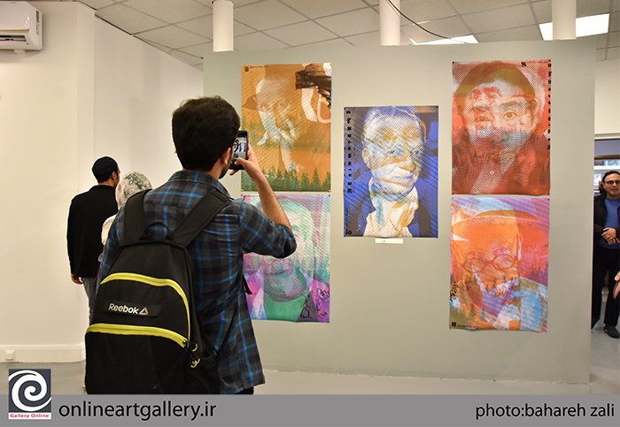 گزارش تصویری نمایشگاه آثار جیانپینگ هه، طراح گرافیک از کشور آلمان در خانه هنرمندان ایران (بخش اول)